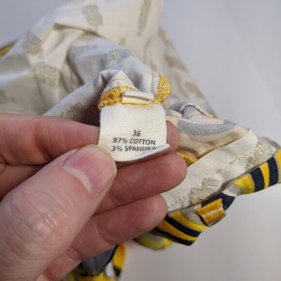 Loudmouth Golf Pants Mens 36 X 30 Shagadelic Psychedelic Yellow Colorful Floral - Picture 5 of 14